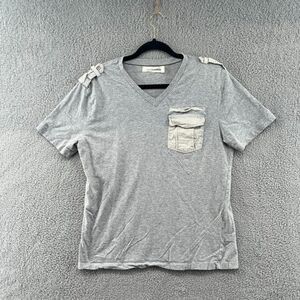 standard issue short sleeve v neck pocket t shirt size medium
